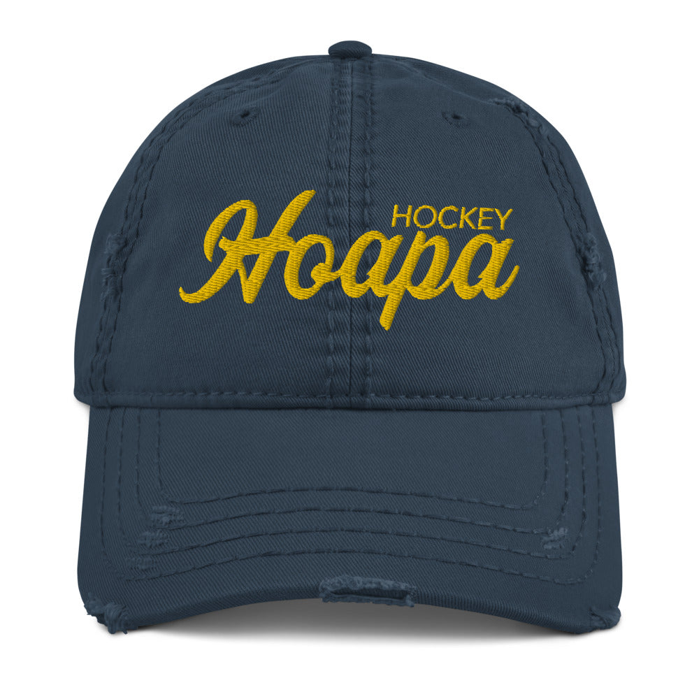 Hoapa Hockey Distressed Dad Hat